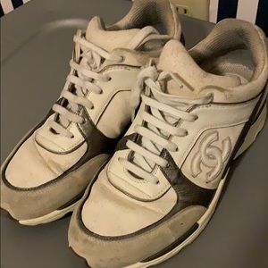 Authentic Chanel Sneakers Size 39.5